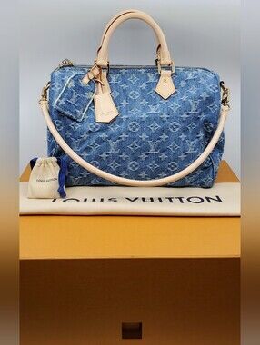 Louis Vuitton Denim Speedy 30 Soft.
